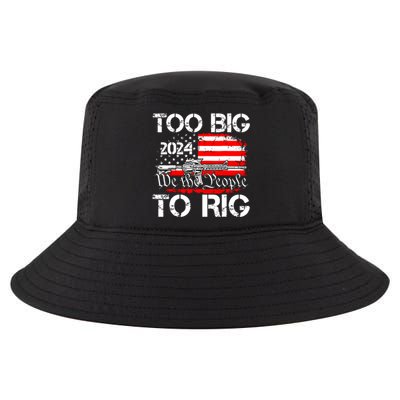 Funny Trump Funny Too Big To Rig Cool Comfort Performance Bucket Hat