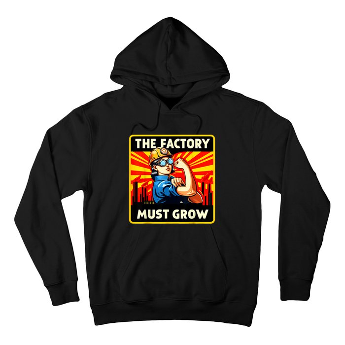 Factorio The Factory Must Grow Hoodie