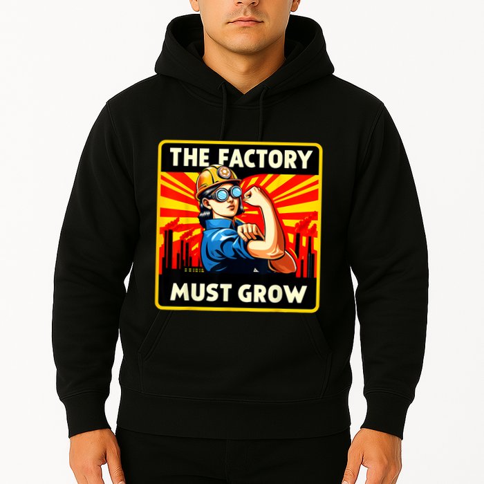 Factorio The Factory Must Grow Hoodie