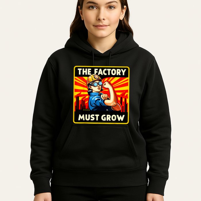 Factorio The Factory Must Grow Hoodie