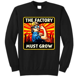 Factorio The Factory Must Grow Sweatshirt