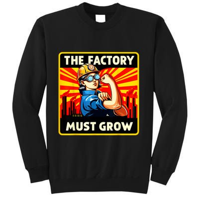 Factorio The Factory Must Grow Sweatshirt