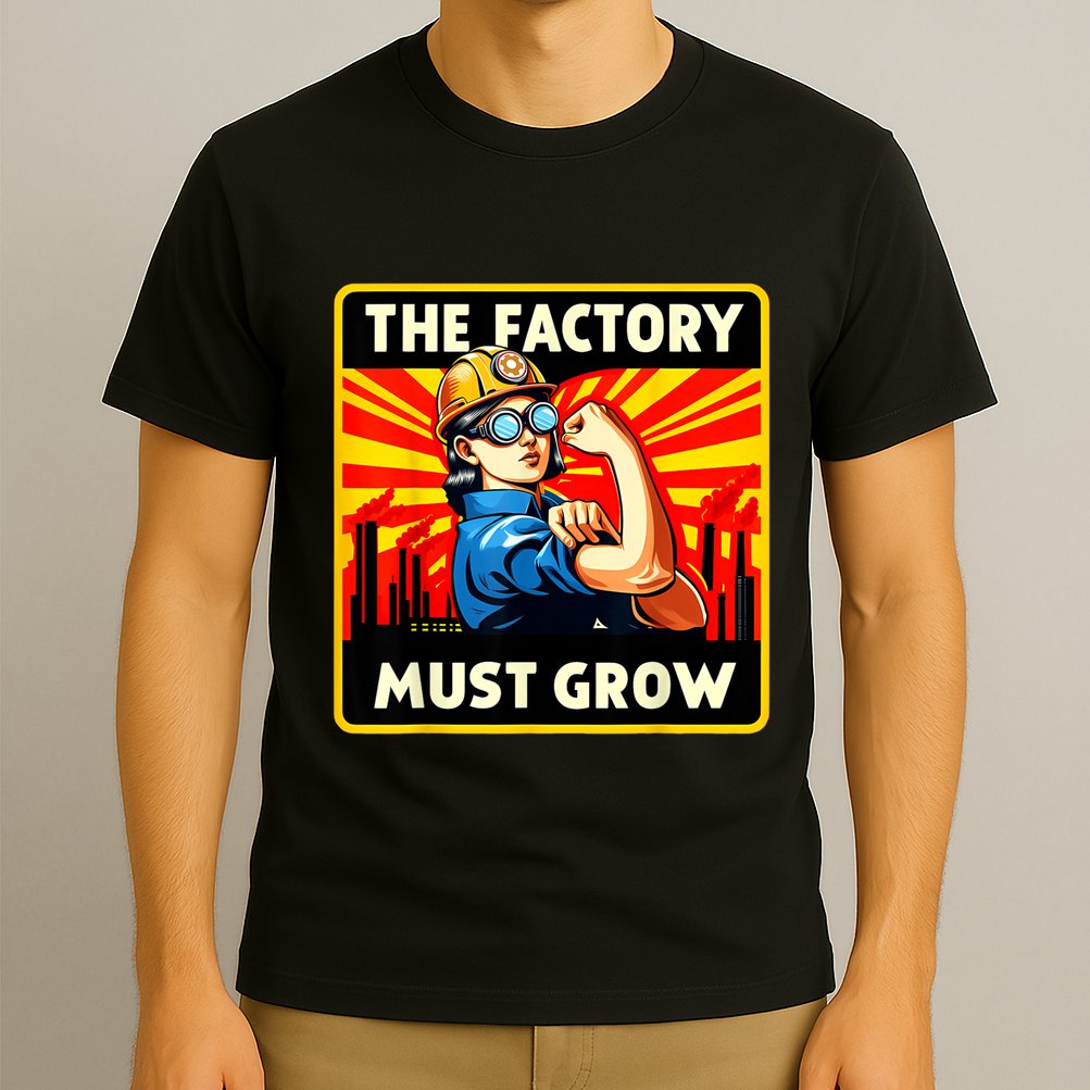Factorio The Factory Must Grow T-Shirt