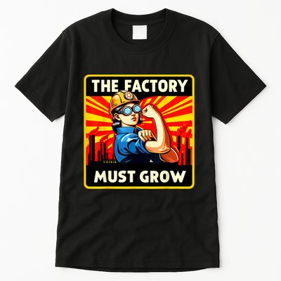Factorio The Factory Must Grow Tall T-Shirt