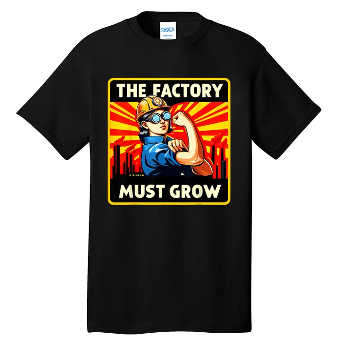 Factorio The Factory Must Grow Tall T-Shirt