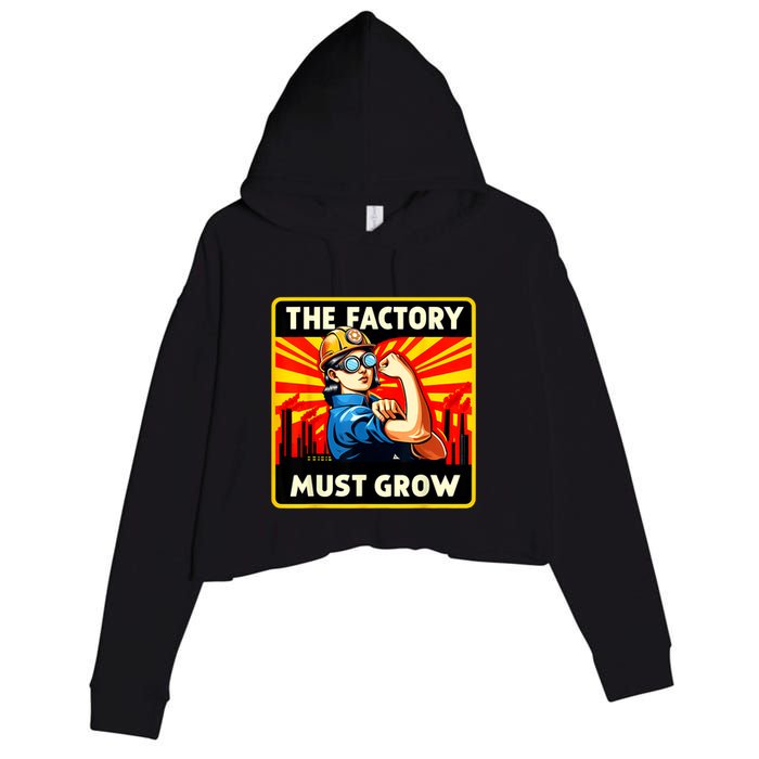 Factorio The Factory Must Grow Crop Fleece Hoodie