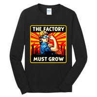 Factorio The Factory Must Grow Tall Long Sleeve T-Shirt