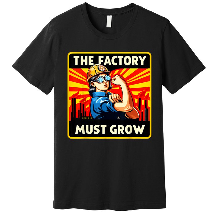 Factorio The Factory Must Grow Premium T-Shirt