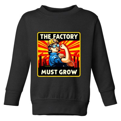 Factorio The Factory Must Grow Toddler Sweatshirt