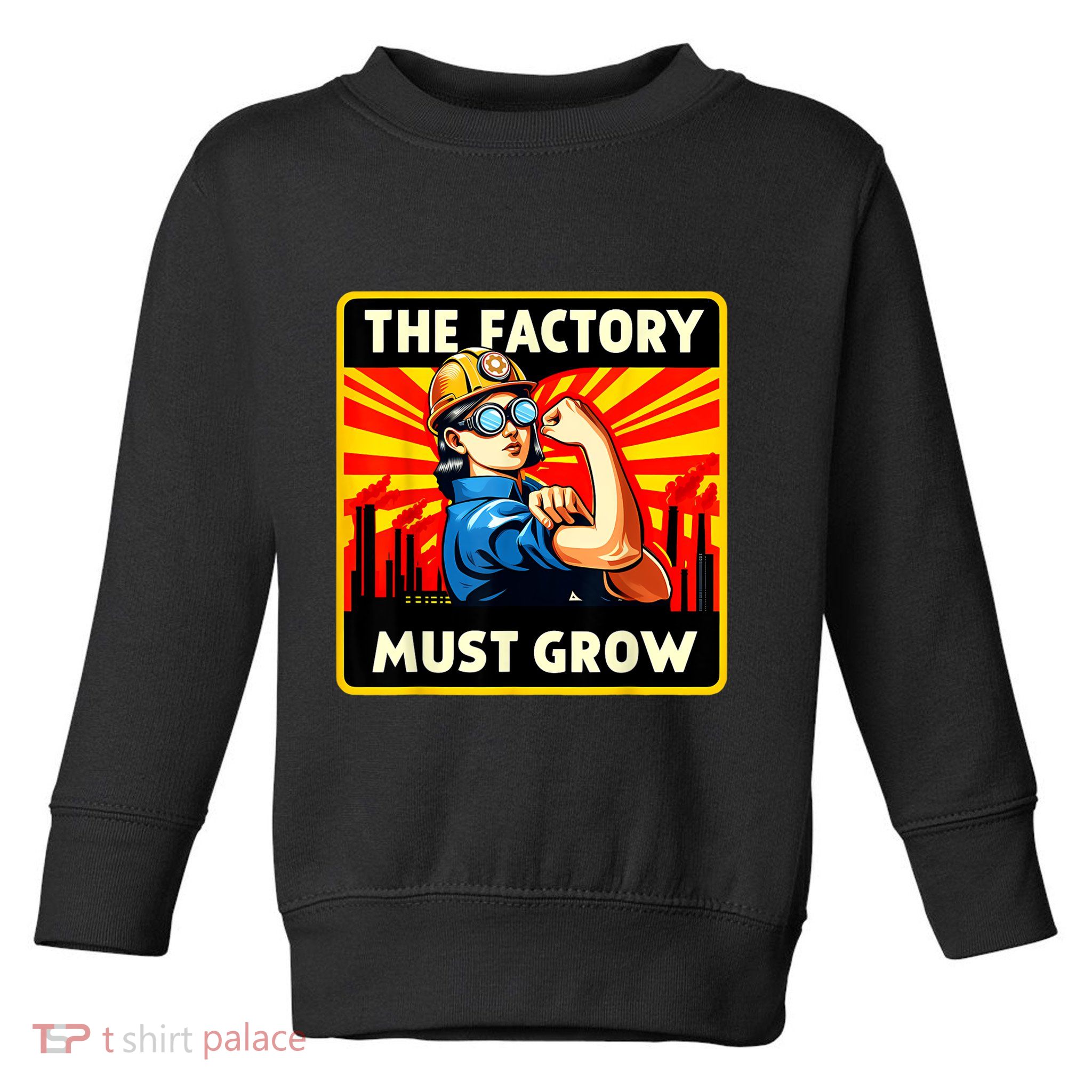 Factorio The Factory Must Grow Toddler Sweatshirt