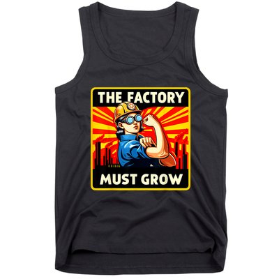 Factorio The Factory Must Grow Tank Top