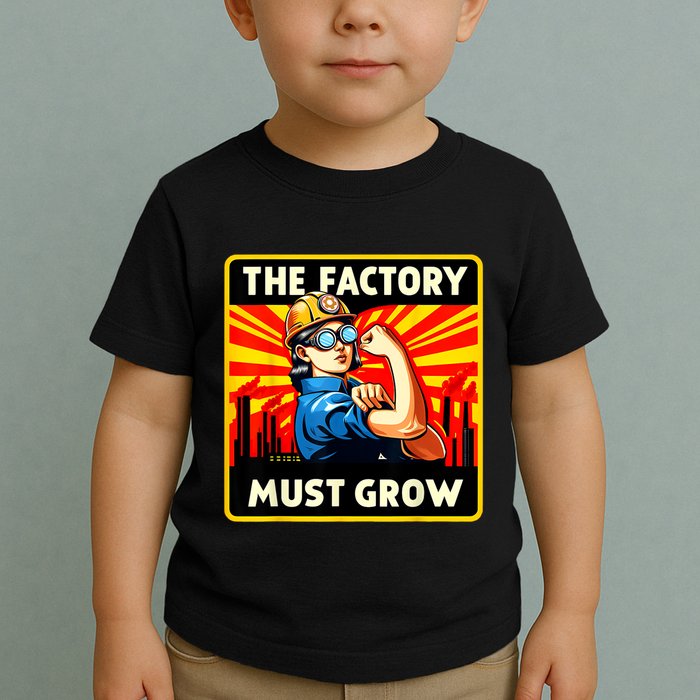 Factorio The Factory Must Grow Toddler T-Shirt