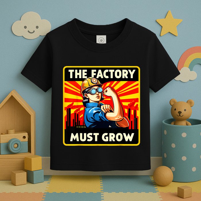 Factorio The Factory Must Grow Toddler T-Shirt