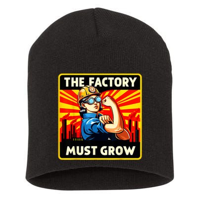 Factorio The Factory Must Grow Short Acrylic Beanie