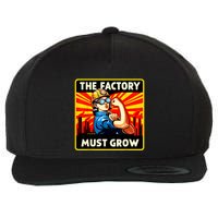 Factorio The Factory Must Grow Wool Snapback Cap