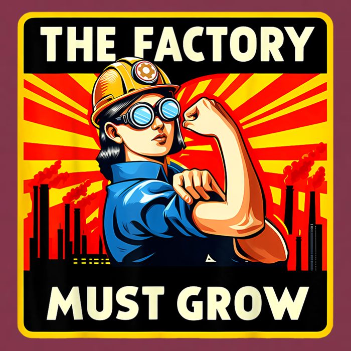 Factorio The Factory Must Grow 16oz Travel Tumbler