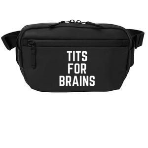 Funny Tits For Brains Sarcasm Saying Feminist Mama Christmas Crossbody Pack