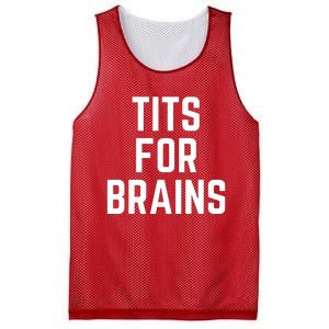 Funny Tits For Brains Sarcasm Saying Feminist Mama Christmas Mesh Reversible Basketball Jersey Tank