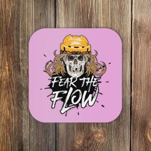 Fear The Flow Funny Hockey Hair Coaster