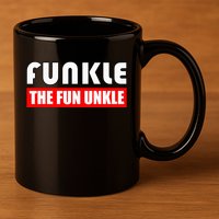 Funkle The Fun Uncle Fun Families Nephews 11oz C Handle Ceramic Mug