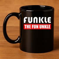 Funkle The Fun Uncle Fun Families Nephews 11oz C Handle Ceramic Mug