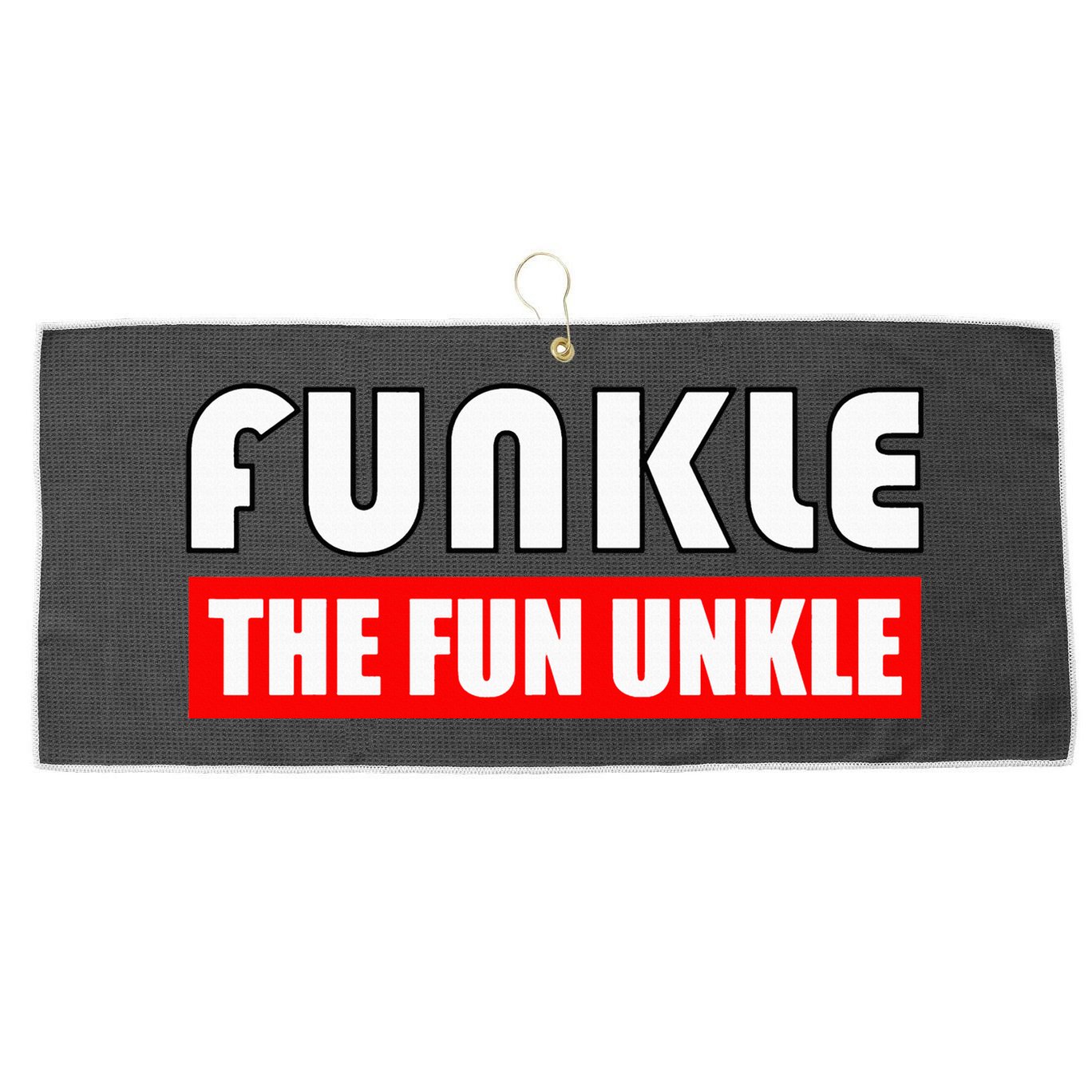 Funkle The Fun Uncle Fun Families Nephews Large Microfiber Waffle Golf Towel