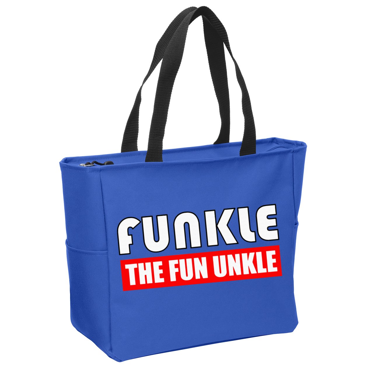 Funkle The Fun Uncle Fun Families Nephews Zip Tote Bag