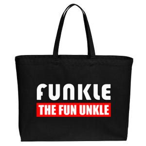 Funkle The Fun Uncle Fun Families Nephews Cotton Canvas Jumbo Tote