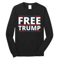 Free Donald Trump Republican Support Long Sleeve Shirt