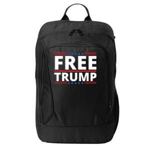 Free Donald Trump Republican Support City Backpack