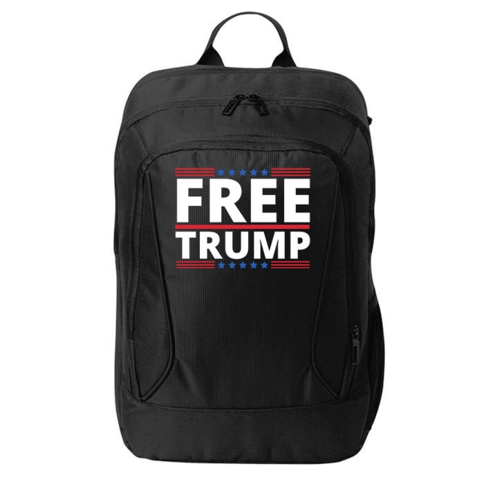 Free Donald Trump Republican Support City Backpack