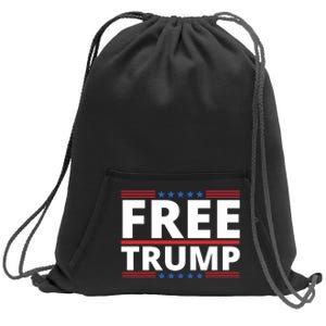 Free Donald Trump Republican Support Sweatshirt Cinch Pack Bag