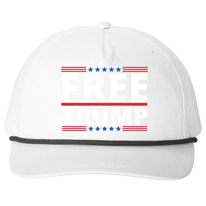 Free Donald Trump Republican Support Snapback Five-Panel Rope Hat