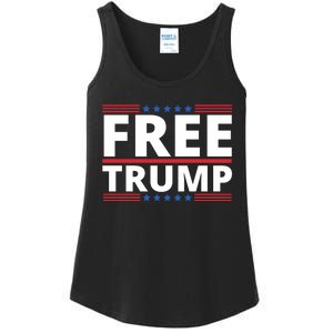 Free Donald Trump Republican Support Ladies Essential Tank