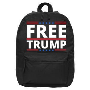 Free Donald Trump Republican Support 16 in Basic Backpack