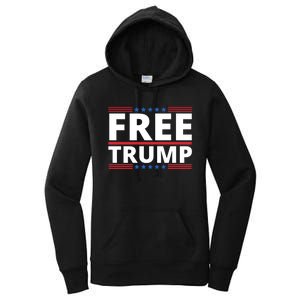 Free Donald Trump Republican Support Women's Pullover Hoodie