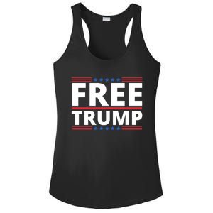 Free Donald Trump Republican Support Ladies PosiCharge Competitor Racerback Tank