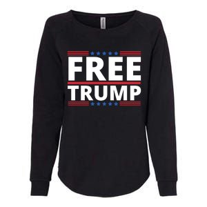 Free Donald Trump Republican Support Womens California Wash Sweatshirt