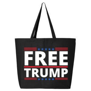 Free Donald Trump Republican Support 25L Jumbo Tote