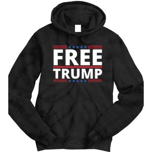 Free Donald Trump Republican Support Tie Dye Hoodie