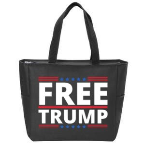 Free Donald Trump Republican Support Zip Tote Bag