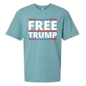 Free Donald Trump Republican Support Sueded Cloud Jersey T-Shirt