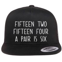 Fifn Two Fifn Four A Pair Is Six Cribbage Fan Flatbill Hat
