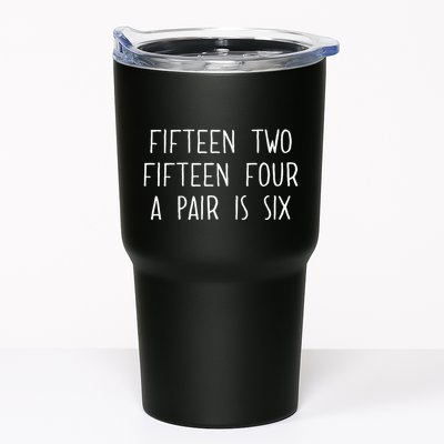 Fifn Two Fifn Four A Pair Is Six Cribbage Fan Tumbler