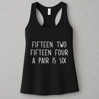 Fifn Two Fifn Four A Pair Is Six Cribbage Fan Womens Tank Top