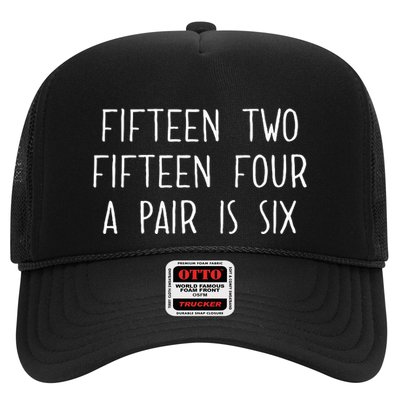 Fifn Two Fifn Four A Pair Is Six Cribbage Fan Trucker Hat