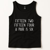 Fifn Two Fifn Four A Pair Is Six Cribbage Fan Tank Top