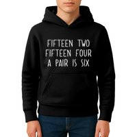Fifn Two Fifn Four A Pair Is Six Cribbage Fan Kids Hoodie