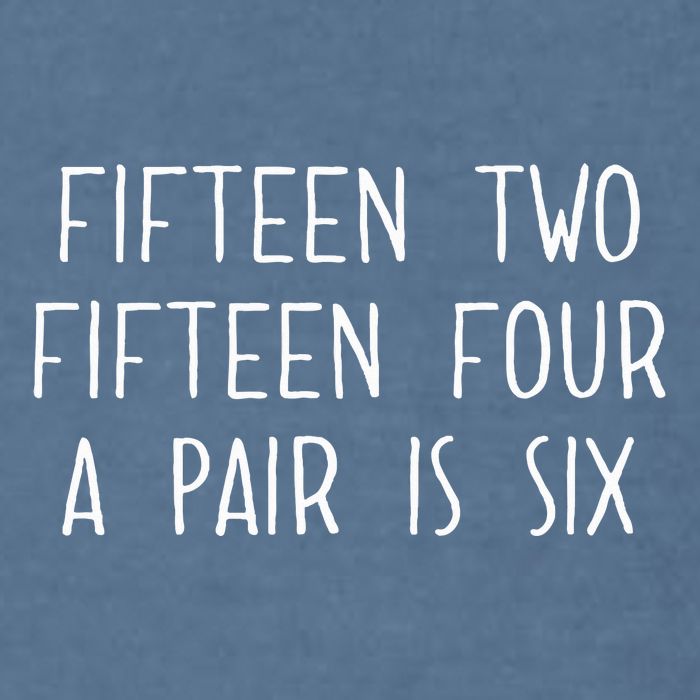 Fifn Two Fifn Four A Pair Is Six Cribbage Fan Garment-Dyed Sweatshirt