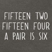 Fifn Two Fifn Four A Pair Is Six Cribbage Fan Cotton Canvas Backpack